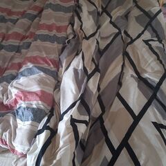2つ折り‐すのこベッドとマットレス と掛け布団