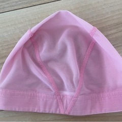 【水泳帽子】 メッシュ素材　M 50 〜59cm ピンク