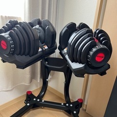 可変式ダンベル40キロと置き台&トレーニングベンチ