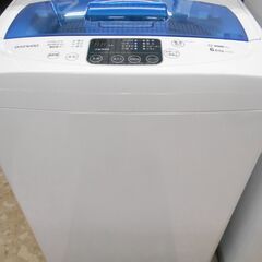 DAEWOO　全自動洗濯機　DW-S60KB　2018年製　6.0㎏