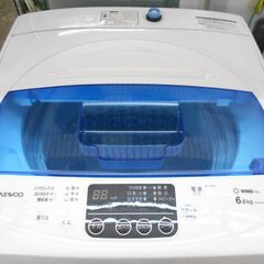 DAEWOO　全自動洗濯機　DW-S60KB　2018年製　6.0㎏