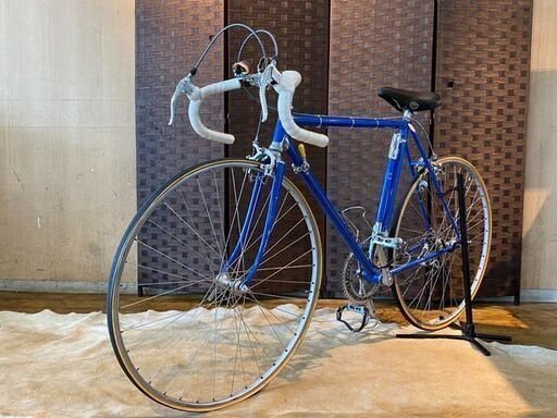 □ISHIWATA 019 石渡 ブルー 10速 28インチ チューブラー クロモリ
