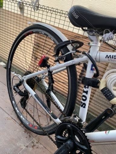 引き取り限定ジオスミストラルホワイトクロスバイク自転車