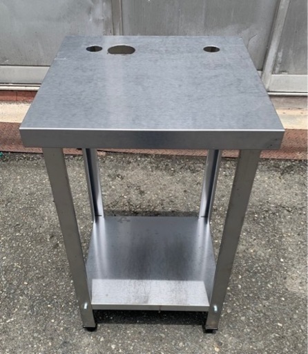業務用 作業台 調理台 450×450×800(mm) ビール サーバー台 厨房機材 飲食店 キッチン 厨房機器 店舗用品 洗い場 大阪発 直接引き取り可