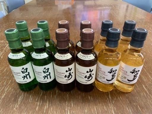 値引きしました！ウイスキー180mlボトル12本セット
