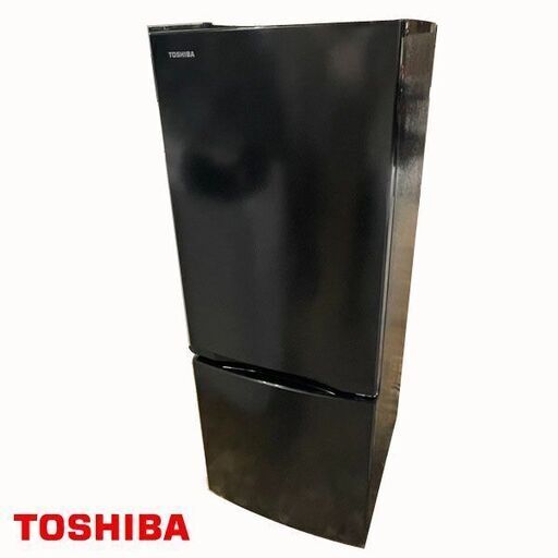 美品☆東芝/TOSHIBA 冷凍冷蔵庫 GR-T15BS-K 2022年製 153Ｌ 札幌 東区