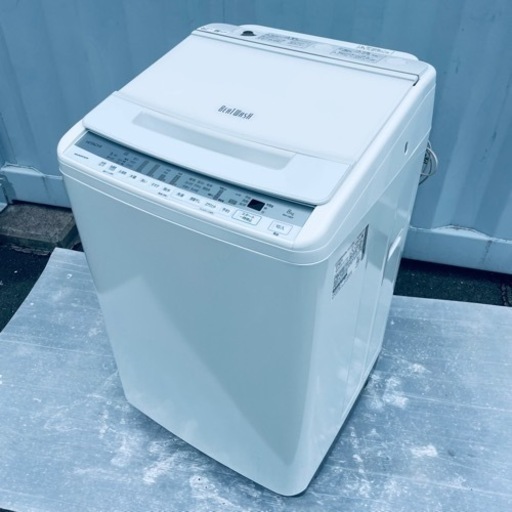 一都三県限定 配送設置無料 洗濯機 HITACHI 日立 2016年製 8kg状態
