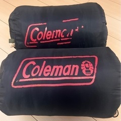 コールマン スリーピングバッグ　2セット(1個のみ購入可能)