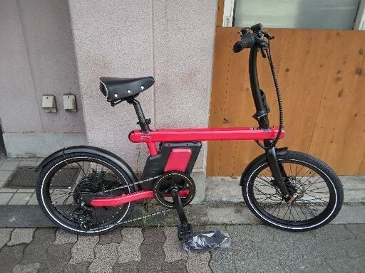 CANOVER[カノーバー]TR-Z1 20吋電動アシスト自転車 7.6Ahバッテリー+充電器+キー2本付き(レッド)