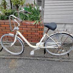 値下げ(chariyoshy出品)26インチ自転車　オートライト...