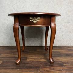 🔷🔶🔷WY3/57 センターテーブル コーヒーテーブル 猫脚 イタリア ヨーロッパ家具 円型 丸 アンティーク 木製 テーブル ビンテージ■🔷🔶🔷