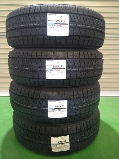 ○新品２０２３年製 作業工賃無料○ブリヂストン VRX2 205/60R16 4本