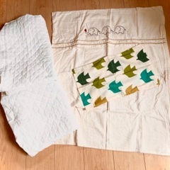 アップリカ Aprica ココネルエアーAB 中古 ベビーベッド+布団セット+ 