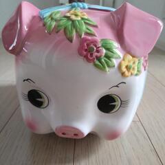 【決まりました】可愛い子豚の貯金箱　
