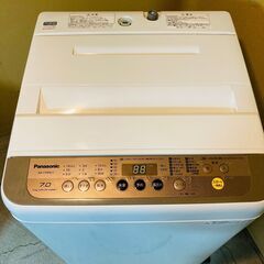 6/29販売済KI】Panasonic 全自動電気洗濯機 NA-F70PB11 2018年製 7.0kg 