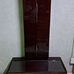木製 ドレッサー 鏡台 三面鏡 昭和レトロ 幅91cm×奥行42cm×高さ170cm 
