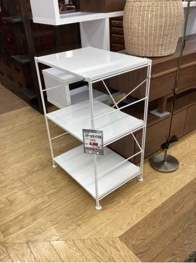 KF-39【新入荷　リサイクル品】無印良品　スチールラック　白系