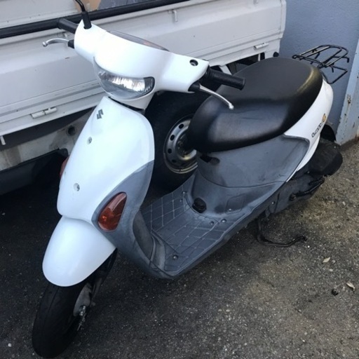 SUZUKI レッツ4 白色 原付スクーターバイク 50cc 福岡市南区 gst3d.eu