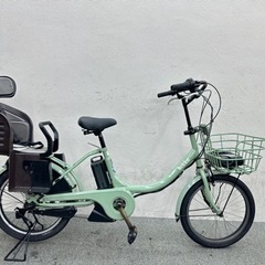 お買い得　ブリヂストンビッケ　子供乗せシート付き　電動自転車