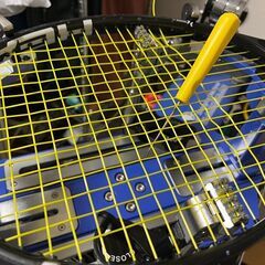 硬式テニスラケットのガットを張ります！（松戸、市川、柏、鎌ヶ谷近...