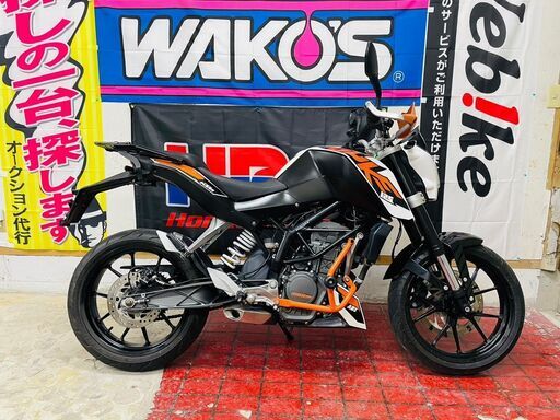 【実動】KTM 125 DUKE ABS 走行距離9030km  デューク ローン分割払い可 陸送可 千葉県木更津市発 実動】KTM 125 DUKE ABS 走行距離9030km デューク ローン分割払い可