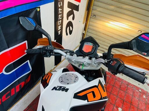 実動】KTM 125 DUKE ABS 走行距離9030km デューク ローン分割払い可