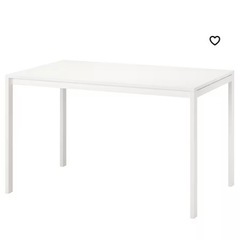 【無料】IKEA ダイニングテーブル　MELLTORP 125×75
