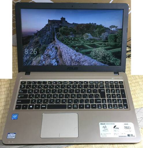 ASUS N3050 4GB 500GB Win10　Celeron ASUS N3050　4GB 500GB　X540S セレロン 中古動作品