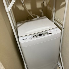 2022年式　ハイセンス　洗濯機プラス冷蔵庫【ヨッシーさん決定】