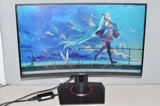 中古良品 27インチ ASUS VG27VQ ゲーミングモニター 確認済