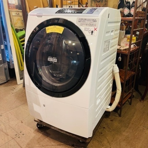 ドラム式洗濯機 2017年製日立 BD-SV110AL-