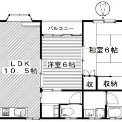 ★家電レンタル対象物件★2ＬＤＫ・家賃3.9万円・家賃１ヶ月無料★ビューパレス藤井2Ｆ − 群馬県