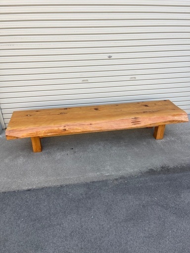 杉　ベンチ　椅子　ローチェア