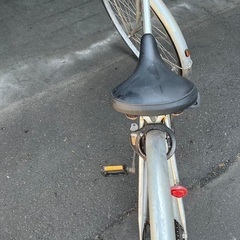 【後輪パンク】自転車