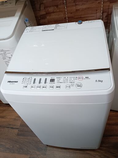 Hisense　洗濯機　5.5ｋg　HW-G55B-W　2021年製　 ■買取GO！！栄和店