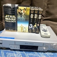 スターウォーズ　VHS ビデオ　3本セット  ＋　◆SONY ビ...