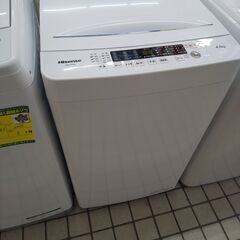 ハイセンス 洗濯機 4.5K HW-K45E 2021 N23-...