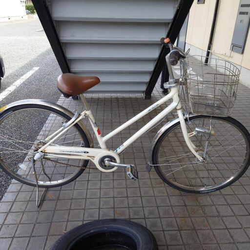 自転車 白