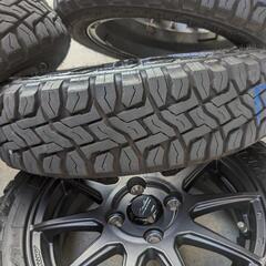 流行りのゴツゴツタイヤ付美品アルミ
