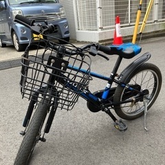子供用の自転車（サイズ：18インチ）