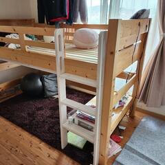 【ネット決済】子どもが使っていたロフトタイプのベッドです。