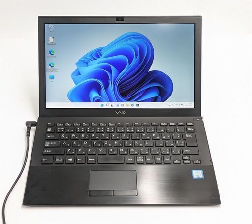 送料無料 保証付 薄型軽量 ノートパソコン SSD 13.3型 SONY VJS131C11N 中古良品 第6世代Core i5 8GB Bluetooth カメラ Windows11 Office