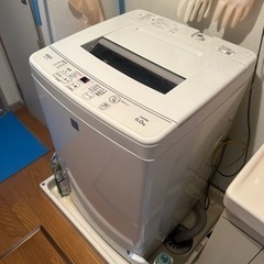 決定しました！　AQUA AQW-S6E5 洗濯機　