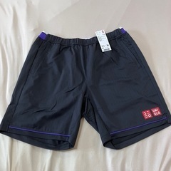 新品未使用タグ付き UNIQLO RFドライショートパンツ M 黒