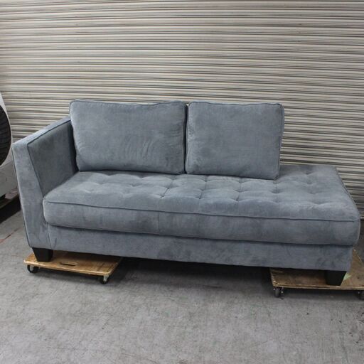 T158)【良品】Ashley アシュレイファニチャー Sciolo Chaise 4740017 3P ソファ 3人掛け 幅193cm ファブリック コーナーシェーズタイプ