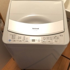ナショナル 洗濯乾燥機. 5.5kg 乾燥2.8kg