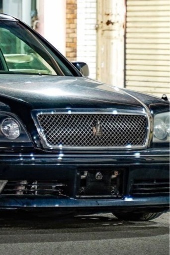 17クラウン アスリートグリル 後期 ☆メッキ仕様美品☆17系クラウン