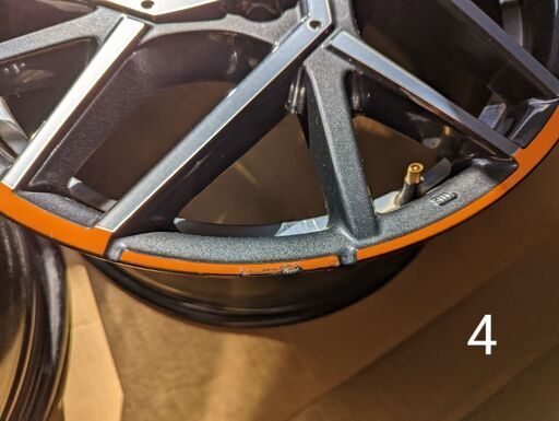 廃盤 HONDA ホンダ FK7 FL1 FL4 CIVIC シビック Modulo モデューロ オレンジ MS-037 235/40R18 8J +50 PCD 114.3 5H ホイール 4本
