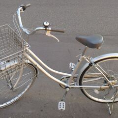 27インチ ? Takeda 中古 自転車 12800円 ?6段切替 ?鍵 ?オートライト付 