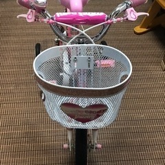 子供用自転車（桃色女の子用）